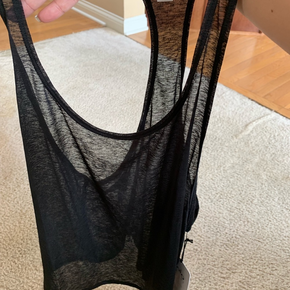 { ALO Yoga } Arrow Tank in Black - Picture 6 of 6